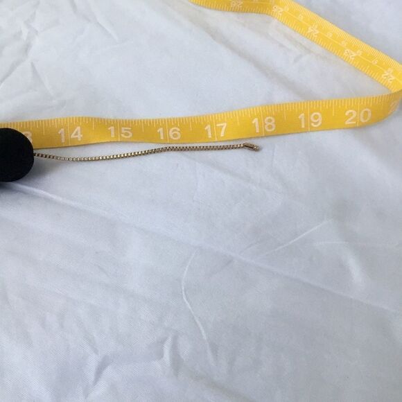 Gold Tone Statement Ball Embellishment Necklace G2 - Picture 7 of 7